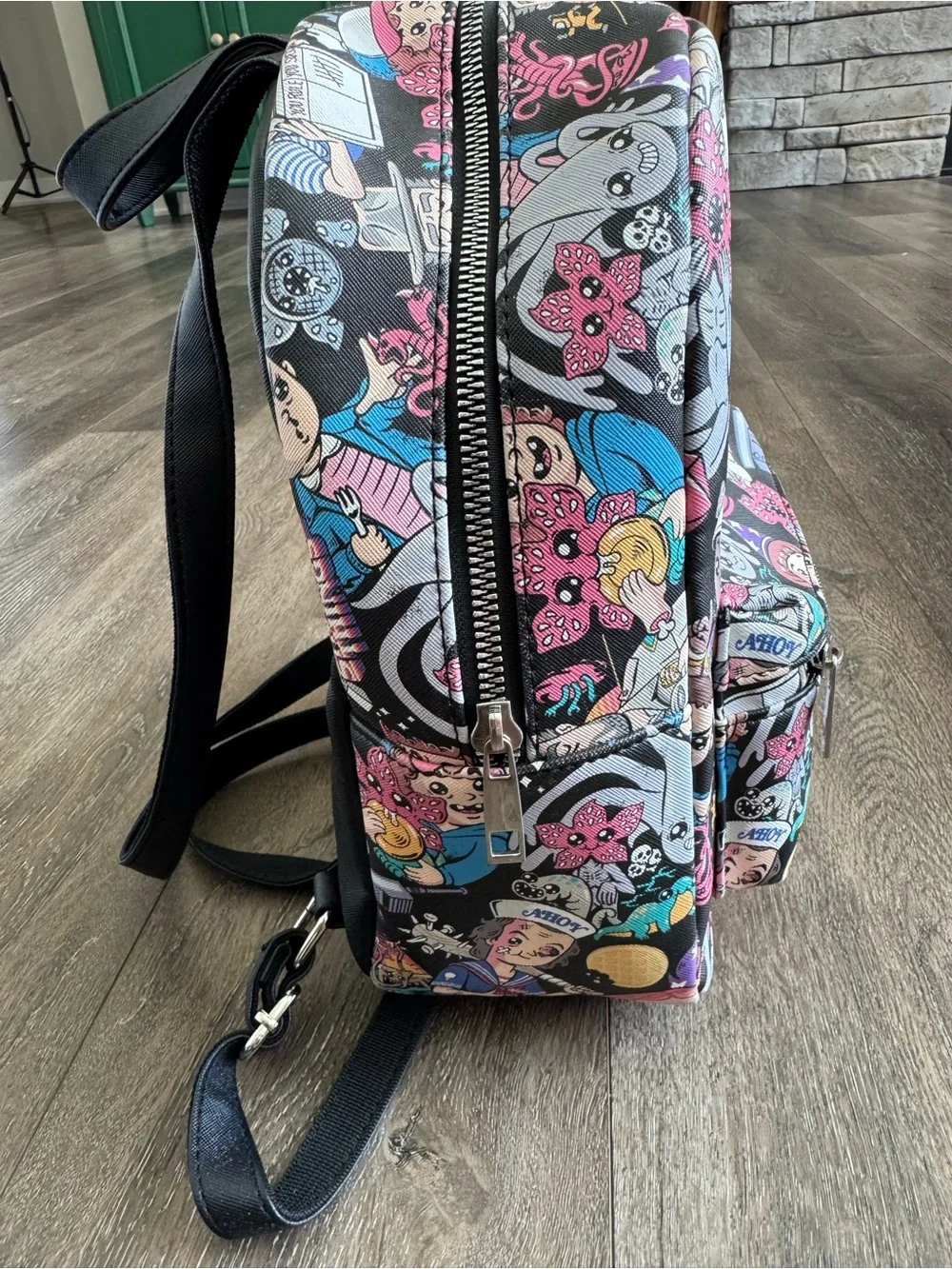 Stranger Things Multicolor Mini Backpack & Wallet Set